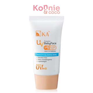 KA UV Protection Babyface SPF42/PA+++ 30g เคเอ ครีมกันแดดหน้าเนียนสีเนื้อ.