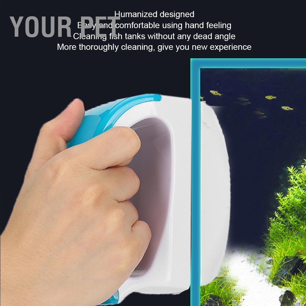 Your Pet ABS Humanized โดยใช้ Aquarium Floating Cleaner แปรงแม่เหล็กที่