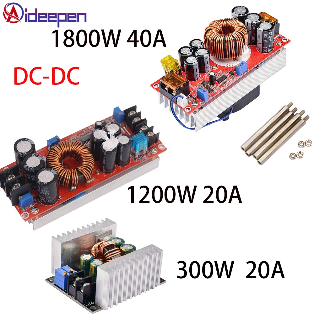 1800W Boost-Wandler Boost-Wandler 1800W 40A – Einstellbar 10–60V Auf 12–90V, Spannungsmodul Für E-Fahrzeuge, Labor & Industrie (metallgekapselt