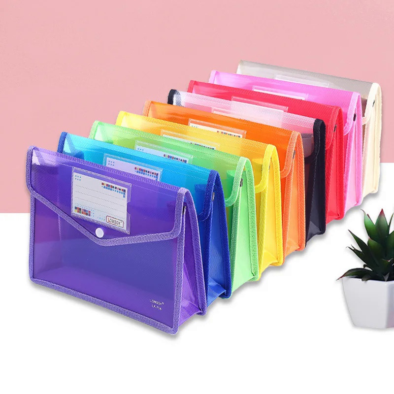 Stationery Storage Folder File Folder Waterproof File Organizer Folders Pvc Bag Portfolio Paper