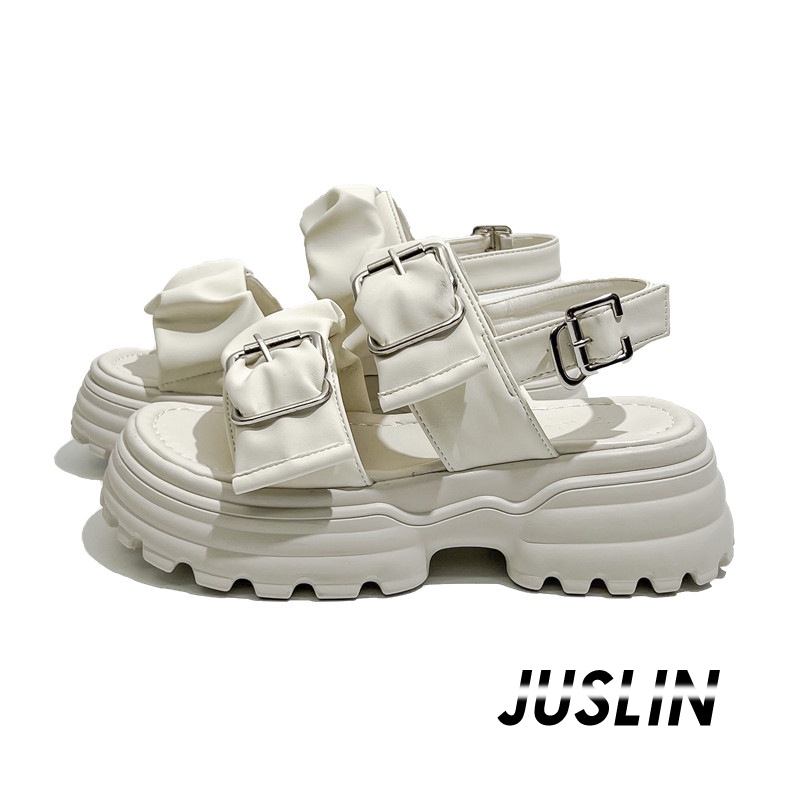 juslin-รองเท้าแตะผู้หญิง-ส้นแบน-ใส่สบาย-สไตล์เกาหลี-รองเท้าแฟชั่น-2023-ใหม่-beautiful-unique-รุ่นใหม่-พิเศษ-b98g0gt-37z230910