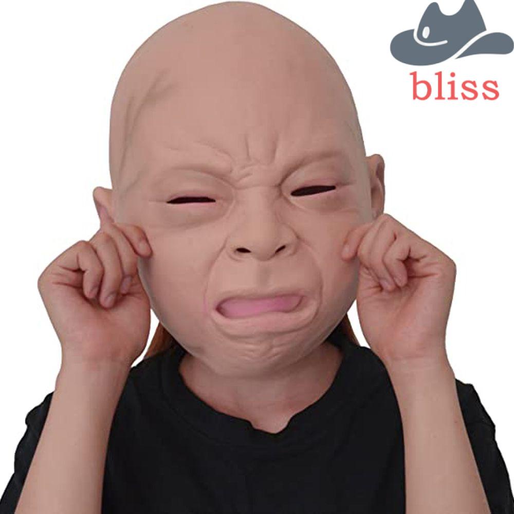 bliss-หน้ากากเด็กร้องไห้-พร็อพปาร์ตี้ฮาโลวีน-สําหรับปาร์ตี้ฮาโลวีน