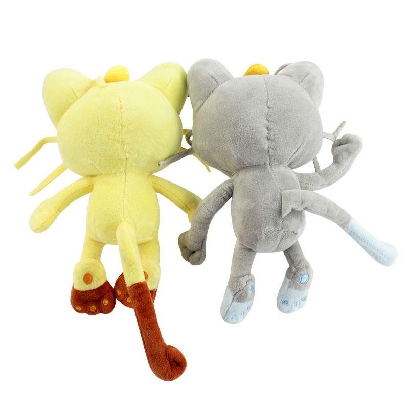 tata-ตุ๊กตาการ์ตูนอนิเมะ-meow-monster-สีเหลือง-สีเทา-ของเล่นสําหรับเด็ก