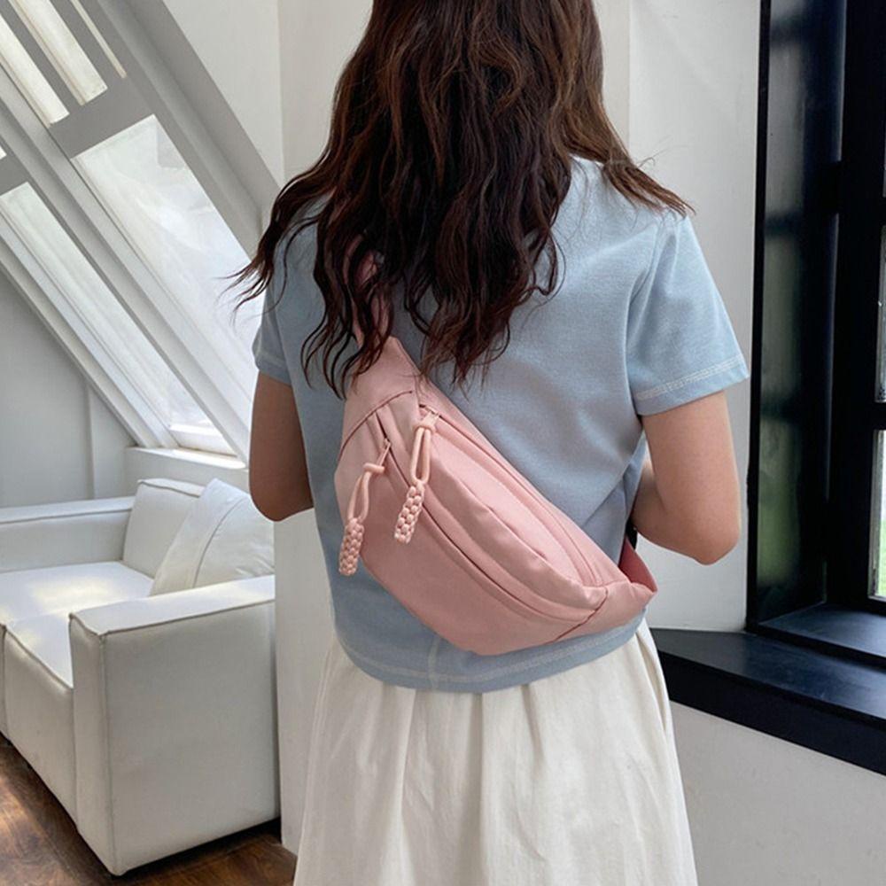 daphne-กระเป๋าคาดอก-ผ้าไนล่อน-สีพื้น-สําหรับเล่นกีฬา-วิ่ง-เดินป่า