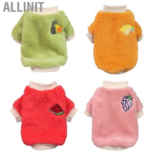 Allinit Clothes  2 Legged Fitted Shoulder Width Cute Comfortable Warm Pet Pullover for Supplies Dogs