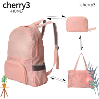 Cherry3 กระเป๋าเป้สะพายหลัง มัลติฟังก์ชั่น น้ําหนักเบา แบบพกพา พับได้ สําหรับผู้ชาย และผู้หญิง