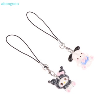 SANRIO Abongsea พวงกุญแจ จี้ห้อยโทรศัพท์ ลาย Melody Cinnamoroll Kuromi Hello Kitty สําหรับตกแต่งกระเป๋า