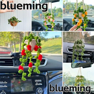 Blueming2 จี้พืชอวบน้ํา แฮนด์เมด สําหรับผู้หญิง ตกแต่งภายในรถยนต์