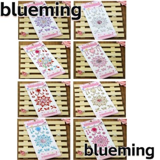 Blueming2 สติกเกอร์เรซิน มีกาวในตัว หลากสี สําหรับตกแต่งเครื่องประดับ DIY