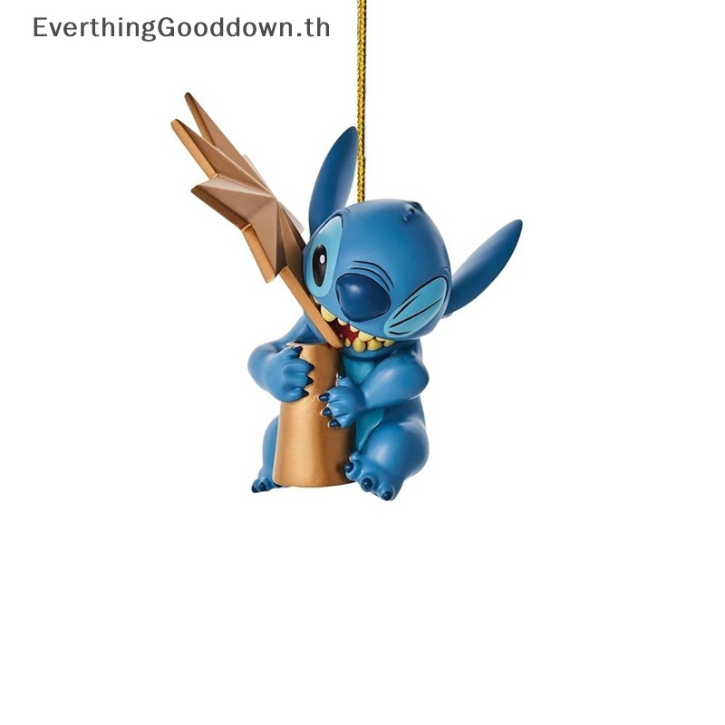 ever-จี้ฟิกเกอร์อะคริลิค-รูปการ์ตูนดิสนีย์-lilo-amp-stitch-สําหรับตกแต่งต้นคริสต์มาส