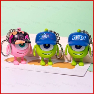 พวงกุญแจ จี้การ์ตูนเอเลี่ยน I love you Monsters University Alien สีชมพู สําหรับห้อยกระเป๋า