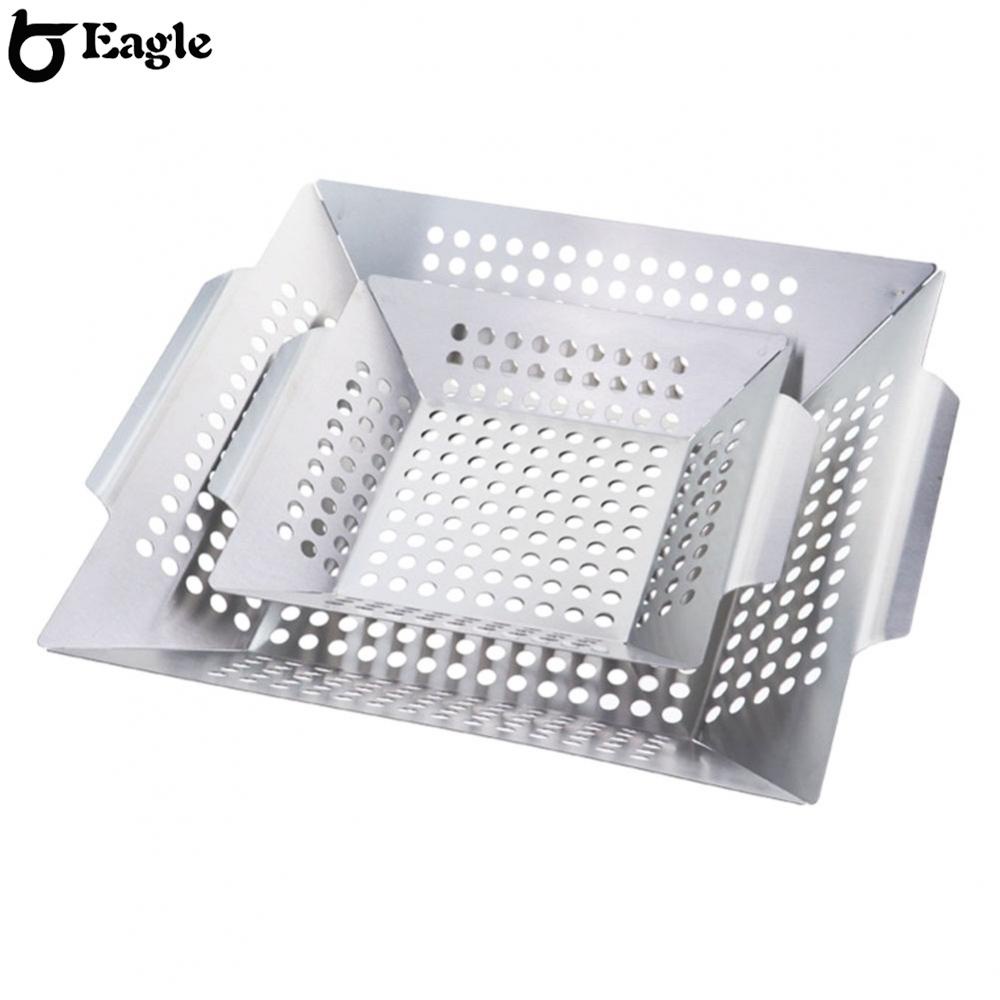 ⭐NEW ⭐Stainless Steel BBQ Grill Basket for er Smoker Cook and Grill