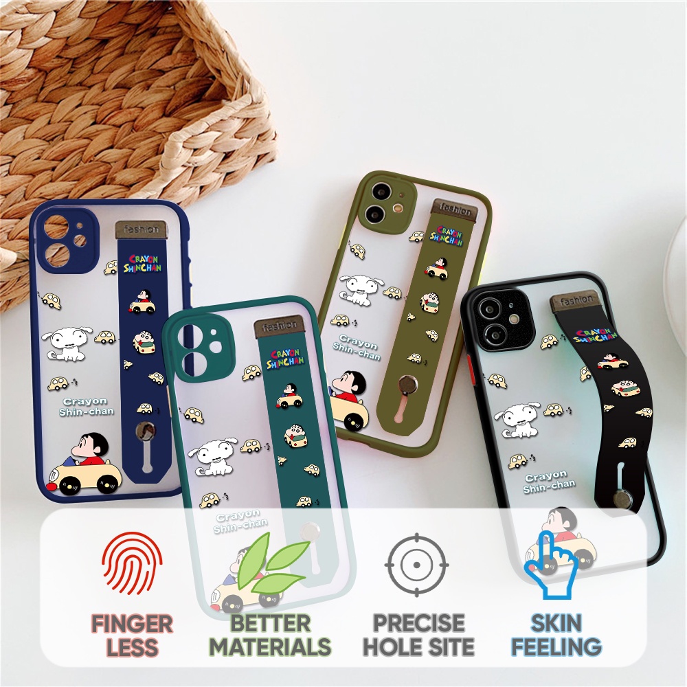 vivo-v25-v25e-v23e-v21-v11-v5-v5s-v5-lite-v9-z1-pro-plus-5g-สำหรับ-case-crayon-shinchan-เคส-เคสโทรศัพท์-เคสมือถือ-wristband-clear-cases