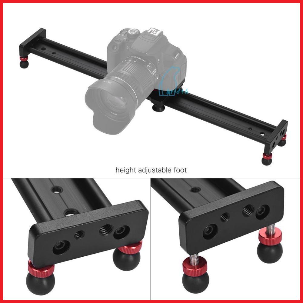 Andoer 50cm/20inch Camera Track Slider Video Stabilizer Rail, Aluminum