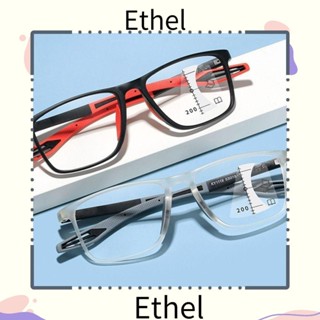 Ethel1 แว่นตาอ่านหนังสือ กีฬา ผู้ชาย ผู้หญิง กรอบโปรเกรสซีฟ หลายโฟกัส ป้องกันสายตา แว่นตาสายตายาว