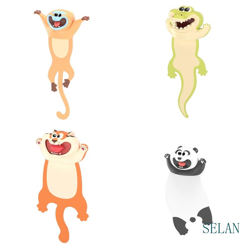 Selan ที่คั่นหนังสือ PVC ยืดหยุ่น กันลื่น ลายสัตว์แปลกใหม่ | Shopee ...