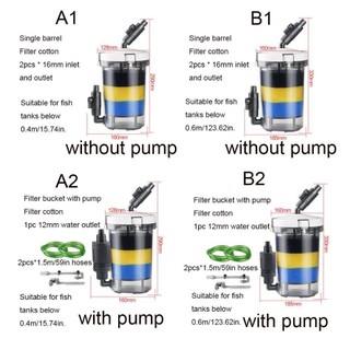 View of Desmond Pre-filter Fish Tank filter, 6W Ultra-quiet Fish Tank filter ...