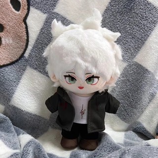 ตุ๊กตา Danganronpa Komaeda Nagito ผ้าฝ้าย ขนาด 20 ซม. สําหรับแต่งคอสเพลย์