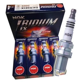 หัวเทียน NGK IRIDIUM IX BKR9EIX เบอร์ 9 (จำนวน4หัว)