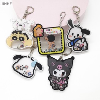 SANRIO [BestBuyshop] พวงกุญแจอะคริลิค จี้การ์ตูนชินจัง ซานริโอ้ สร้างสรรค์ สําหรับเด็กผู้หญิง พร้อมส่ง