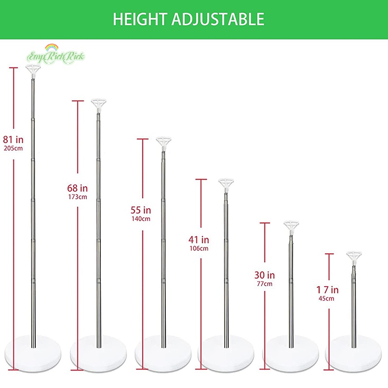 erck-gt-ชุดขาตั้งลูกโป่ง-โลหะ-ปรับได้-สําหรับงานปาร์ตี้วันเกิด-วันพุธ