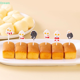 &lt;Dream&gt; ส้อมจิ้มผลไม้ ขนมขบเคี้ยว ขนมหวาน เค้ก พลาสติก ตกแต่งวันฮาโลวีน ลดราคา 6 10 ชิ้น