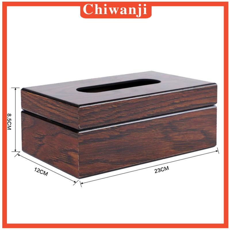 chiwanji-กล่องทิชชู่-แบบไม้-สําหรับตกแต่งห้องนอน-ห้องน้ํา-ห้องครัว-โต๊ะเครื่องแป้ง