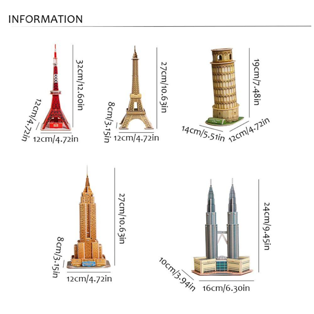 darby-โมเดลตัวต่อกระดาษแข็ง-รูปตึกโตเกียวทาวเวอร์-3d-แฮนด์เมด-ขนาดเล็ก-สําหรับตกแต่งบ้าน