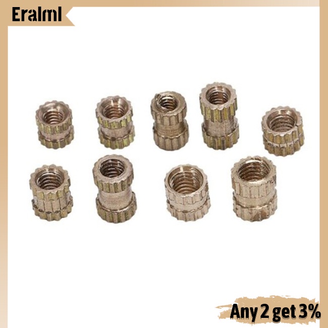 eralml-ชุดน็อตหัวฉีดทองแดง-m2-m2-5-m3-สําหรับเครื่องใช้ไฟฟ้า-500-ชิ้น