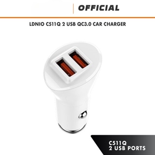 Ldnio C511Q 2 USB ชาร์จเร็ว 3.0 ชาร์จเร็ว สําหรับรถยนต์