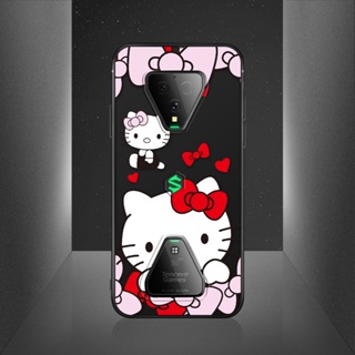 สําหรับ Xiaomi Black Shark 3 Pro เคสโทรศัพท์ การ์ตูนน่ารัก Hello Kitty เคสซิลิโคนนุ่ม กันกระแทก เคส TPU ฝ้า