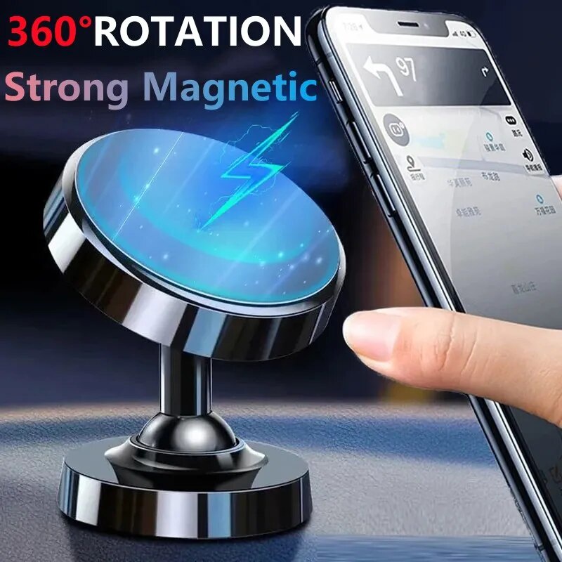 Magnetic Phone Holder in Car Stand Magnet Cellphone Bracket Car ...