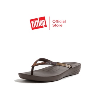 FITFLOP IQUSHION รองเท้าแตะแบบหูหนีบผู้หญิง รุ่น DG5-167 สี Chocolate Brown