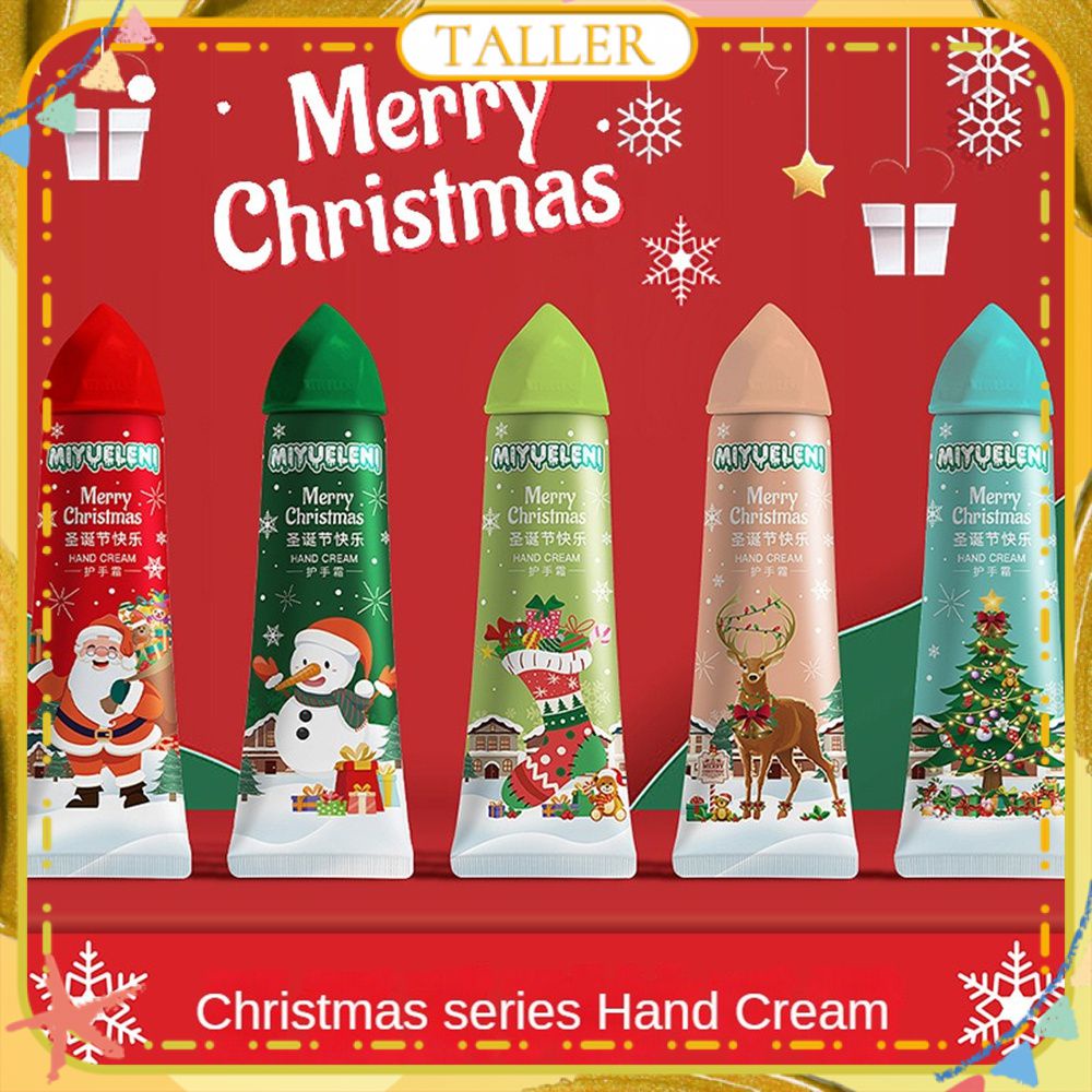 Ready Stcok Miyueleni Christmas Ice Cream Hand Cream Moisturizing Non