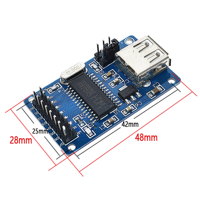 โมดูลไดรฟ์ USB 51 CH375B อินเตอร์เฟซ USB สําหรับสื่อสาร | Shopee Thailand