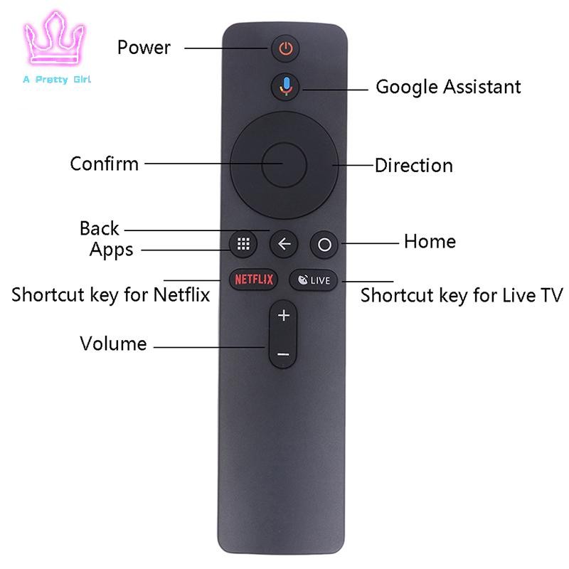 New XMRM-006 Bluetooth Voice Remote For Xiaomi Mi Box S & Mi TV Stick - With Netflix Button 3 thumbnail image
