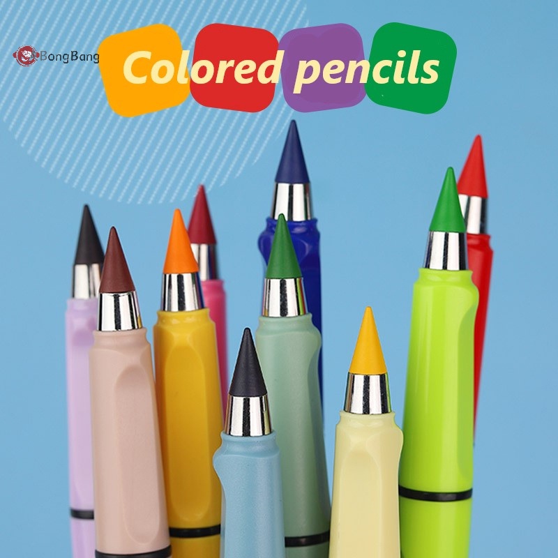 abongbang-ไส้ดินสอ-ไม่มีหมึก-2b-12-สี-6-12-ชิ้น