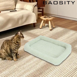 [Baosity] เบาะที่นอน ทรงสี่เหลี่ยมผืนผ้า แฟชั่นฤดูใบไม้ร่วง และฤดูหนาว สําหรับสัตว์เลี้ยง สุนัข แมว ขนาดเล็ก ขนาดกลาง