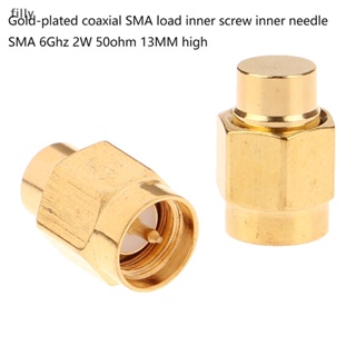 อะแดปเตอร์ซ็อกเก็ตเชื่อมต่อโคแอ็กเชียล ชุบทอง 2W 6.0GHz 50ohm SMA Male RF