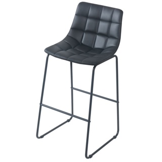Big-hot-PULITO เก้าอี้บาร์ เบาะหนัง PU รุ่น 
PELLE-BK ขนาด 47x54x107ซม. สีดำ สินค้าขายดี