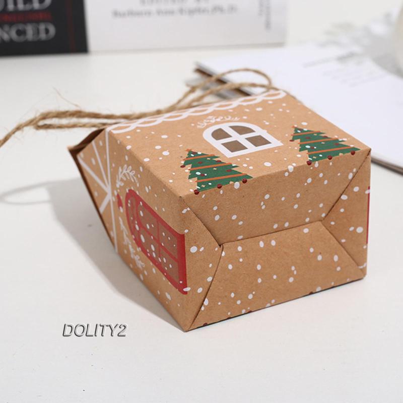 dolity2-ถุงกระดาษใส่ขนมหวาน-ลายคริสต์มาส-50-ชิ้น-สําหรับบิสกิต-ป๊อปคอร์น-กู้ดดี้
