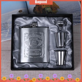 ♪Bagood♪พร้อมส่ง ขายดี ชุดขวดเหล้า วิสกี้ เหล้า มังกร สเตนเลส ขนาดเล็ก แบบพกพา