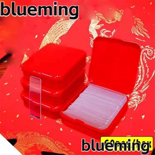 Blueming2 แผ่นสติกเกอร์ใส สองด้าน ไร้รอยต่อ ล้างทําความสะอาดได้ สําหรับติดโทรศัพท์มือถือ รถยนต์ 60 ชิ้น