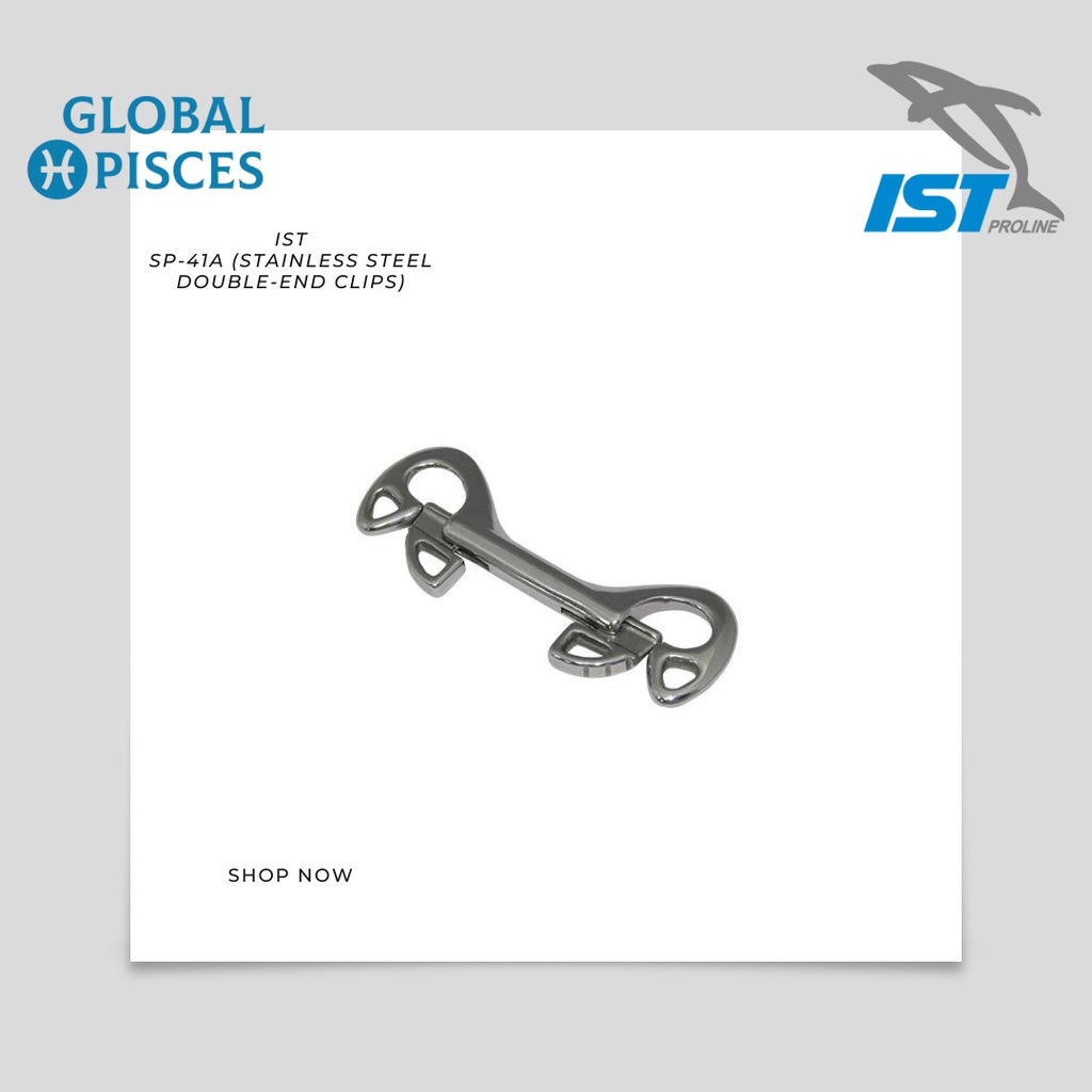 Ist SP-41A (คลิปสเตนเลส แบบสองด้าน) อุปกรณ์เสริมดําน้ํา | Shopee Thailand