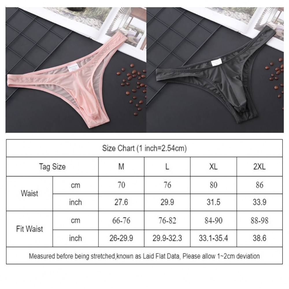 Mens Briefs Lowrise Bulge Pouch Thong Tback Gstring Bikini Underwear Undies Shopee Thailand