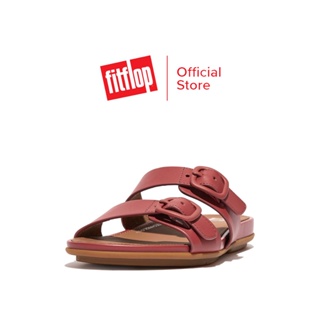 FITFLOP GRACIE RUBBER-BUCKLE รองเท้าแตะผู้หญิง รุ่น FV1-A70 สี DUSKY RED