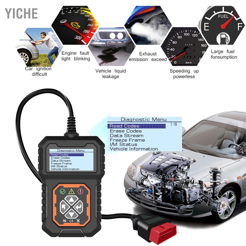 YiChe สำหรับ T31 OBD2 Diagnostic Scan เครื่องมือมือถือที่ถูกต้อง ...