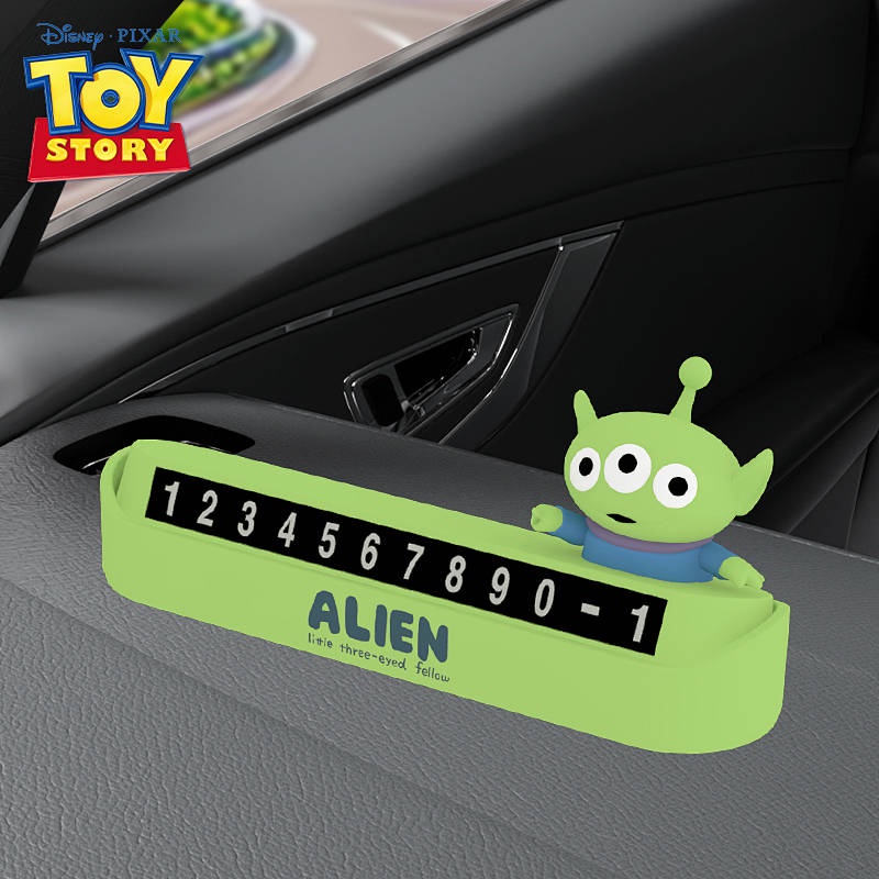 Disney Three-Eyed Alien Car Car Moving Phone Card Car Decoration ...