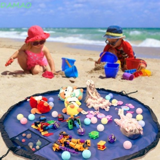 Damao กระเป๋าเก็บของเล่นเด็ก แบบพกพา พับได้ ลายการ์ตูนสัตว์ เหมาะกับชายหาด สําหรับกลางแจ้ง