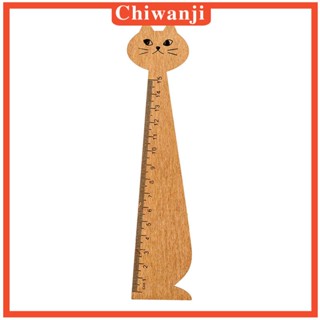 [Chiwanji] ไม้บรรทัดไม้บรรทัด ลายการ์ตูนแมว สําหรับวัดสํานักงาน เด็กผู้ชาย เด็กผู้หญิง